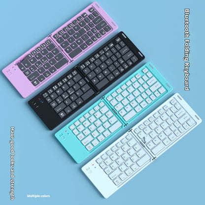 Foldable Rechargeable Ultra-Slim Bluetooth Keyboard
