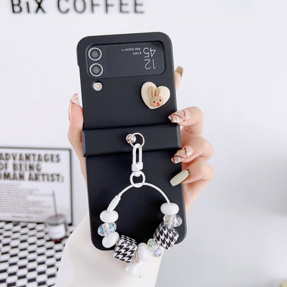 Cute Bunny Charm Hard Case for Samsung Z Flip