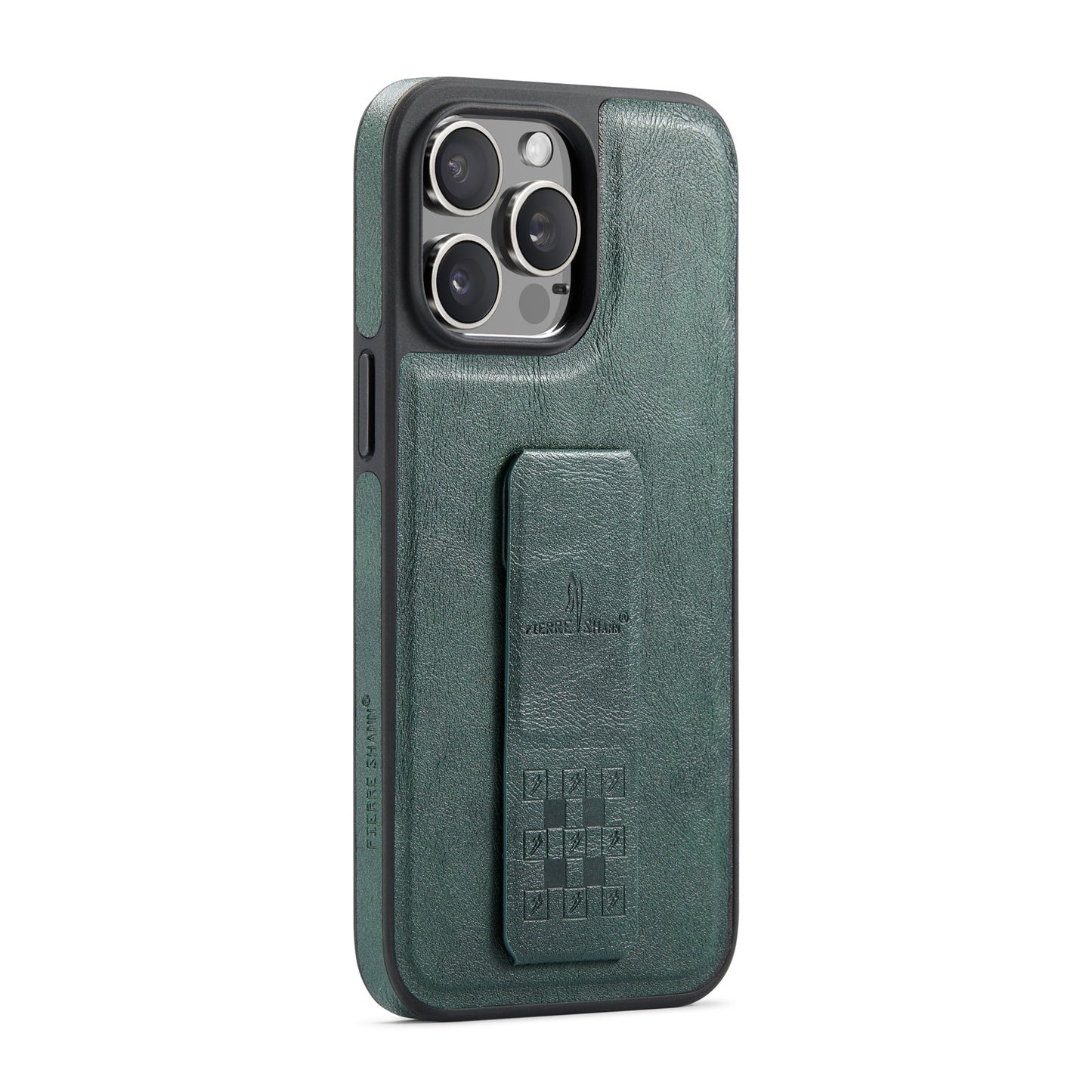 Folding Stand Magnetic Leather Apple Phone Case