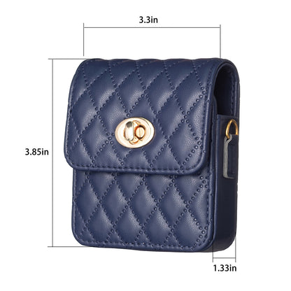 Samsung Z Flip Fashion Leather Case with String