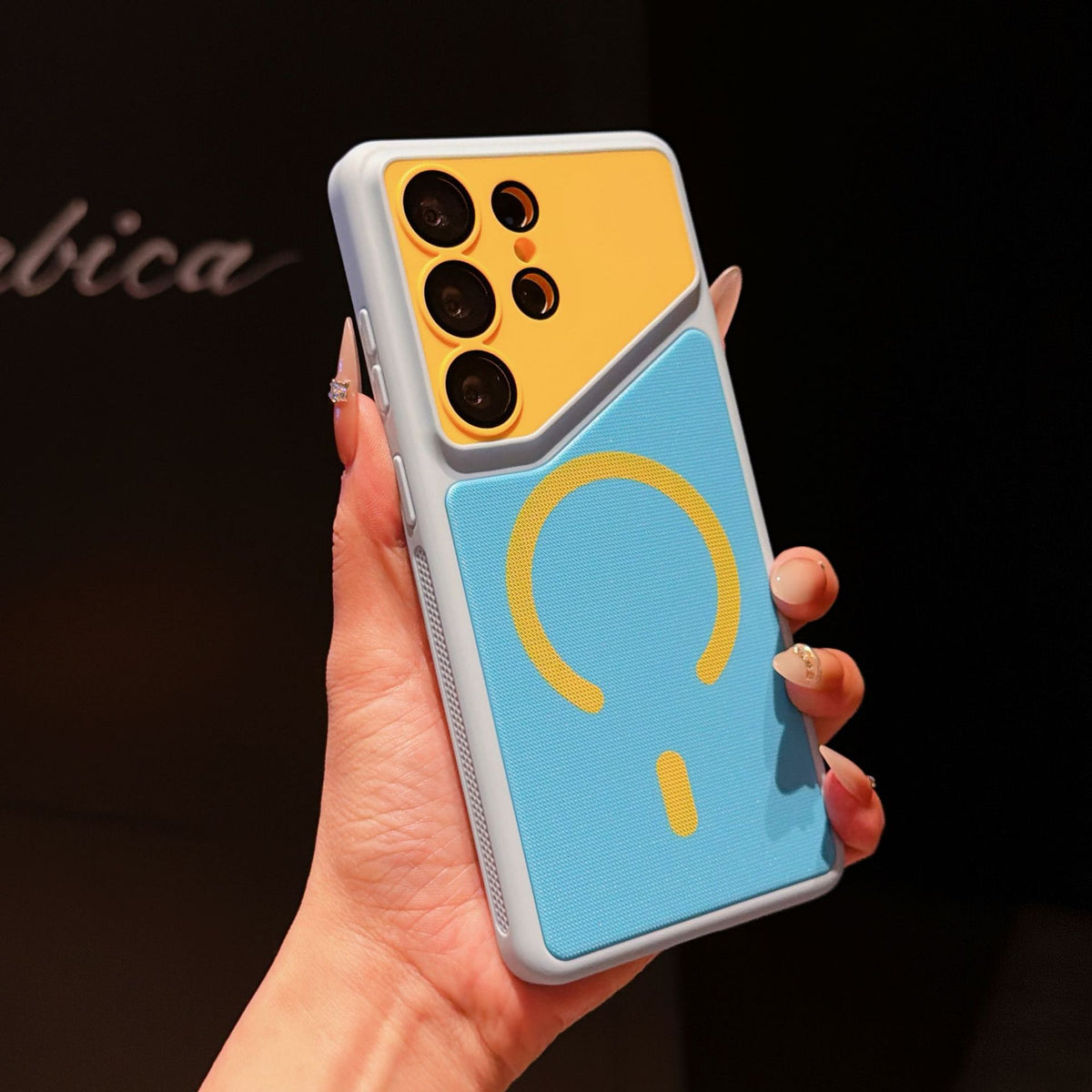 Dopamine magnetic full-coverage Samsung phone case