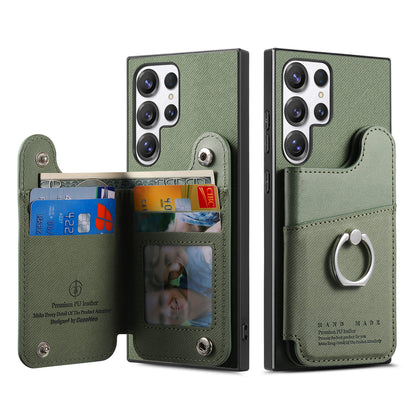 Fashionable flip leather Samsung phone case