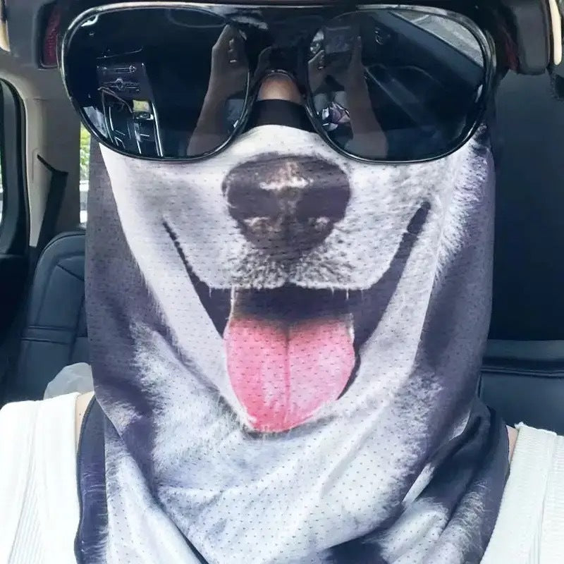Face Mask with Ear Loops Neck Gaiter Face