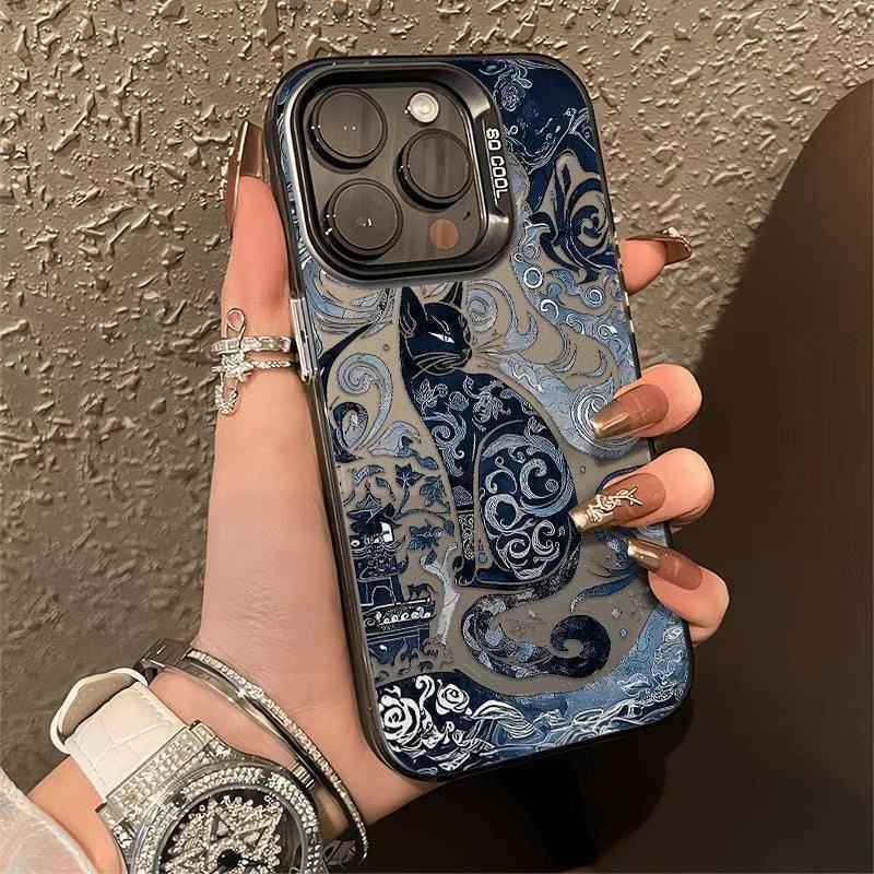 Totem Cat Anti-drop Apple Phone Case