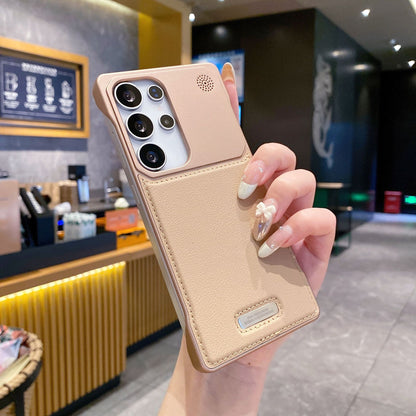 Borderless Aromatherapy Leather Magnetic Samsung Phone Case