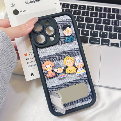 3D Cartoon Creative Apple Phone Case