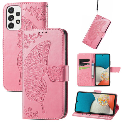 Samsung Big Butterfly Flip Fashion Phone Case