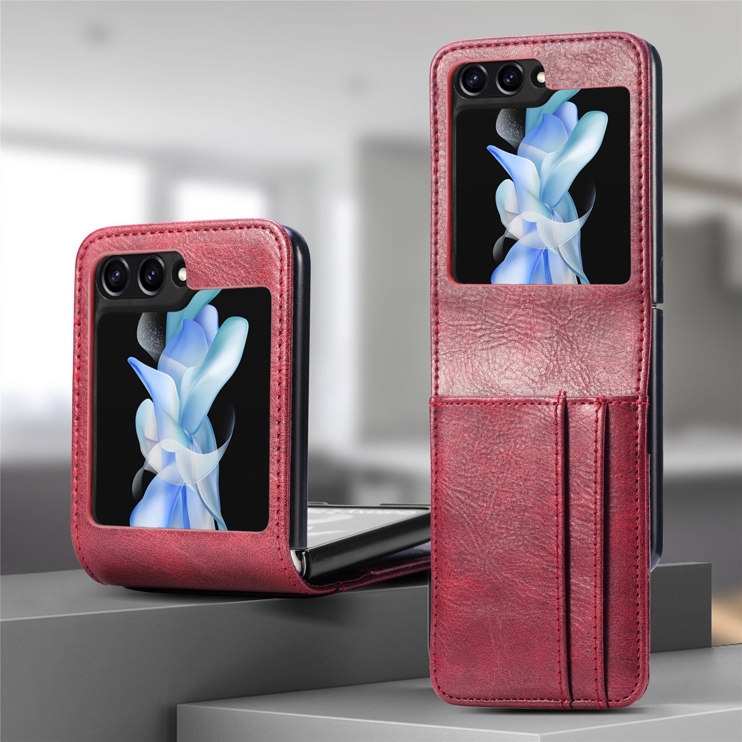 Business ZFlip folding conjoined multi-card protective case