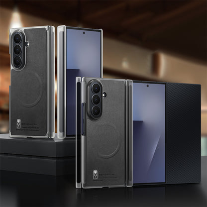 Luxury Leather Magnetic Samsung Z Fold Phone Case