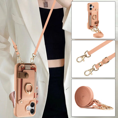 Long lanyard crossbody iPhone case