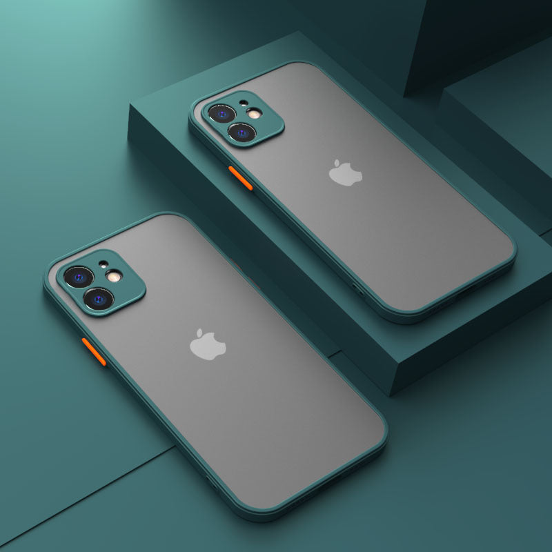 Skin-feeling silicone frosted iPhone case