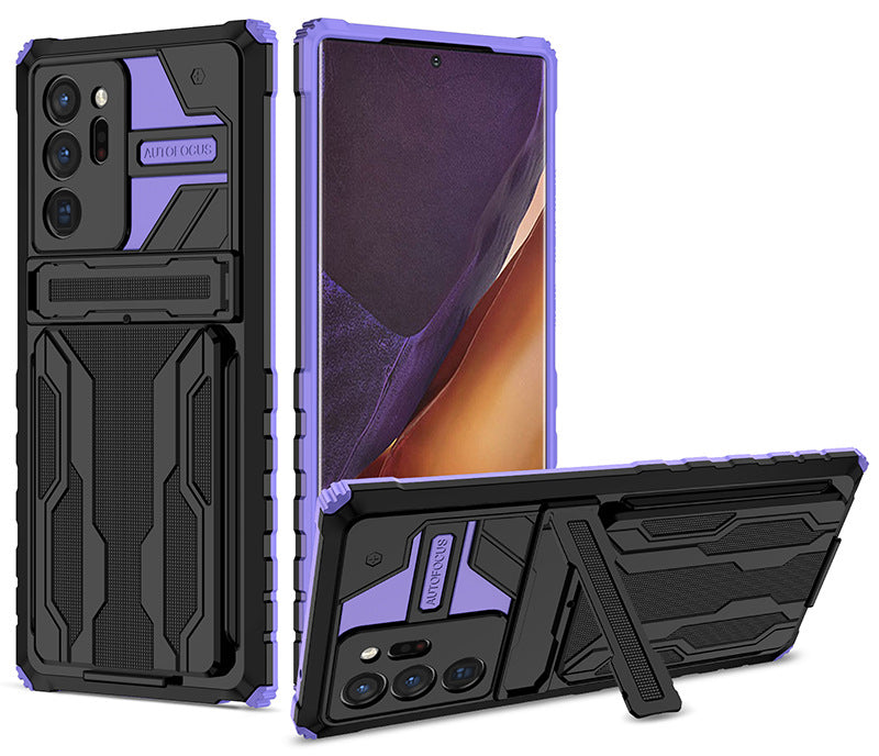 Card holder and drop-proof Apple phone case