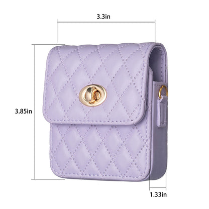 Samsung Z Flip Fashion Leather Case with String