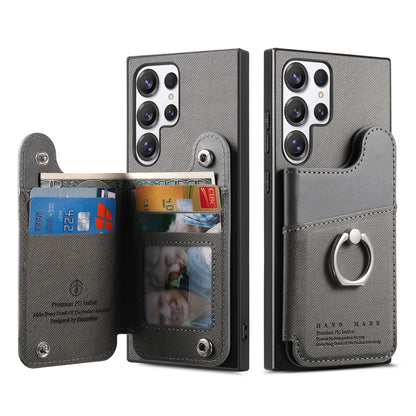 Fashionable flip leather Samsung phone case