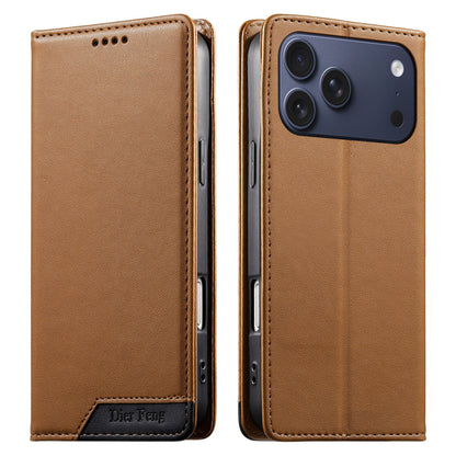 Flip SIM card slot leather case magnetic Apple phone case