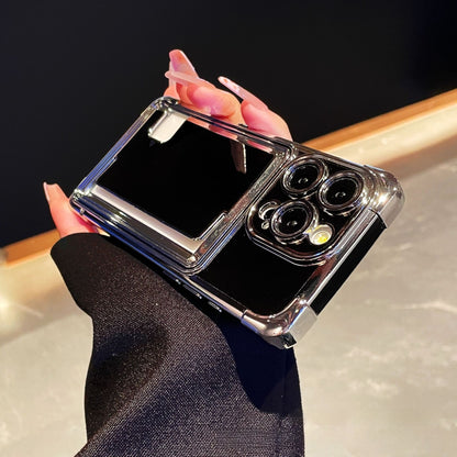 Electroplating creative card holder Apple phone case