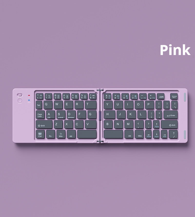 Foldable Rechargeable Ultra-Slim Bluetooth Keyboard