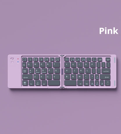 Foldable Rechargeable Ultra-Slim Bluetooth Keyboard
