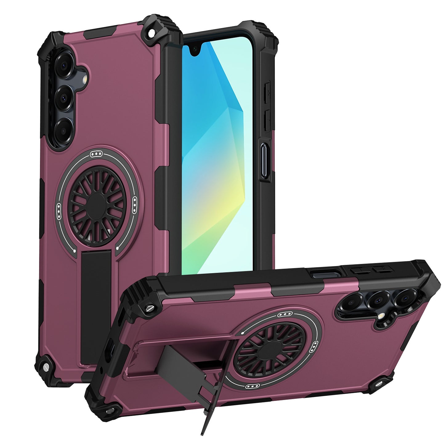 Magnetic Car Wireless Spinning Gyro Samsung Phone Case