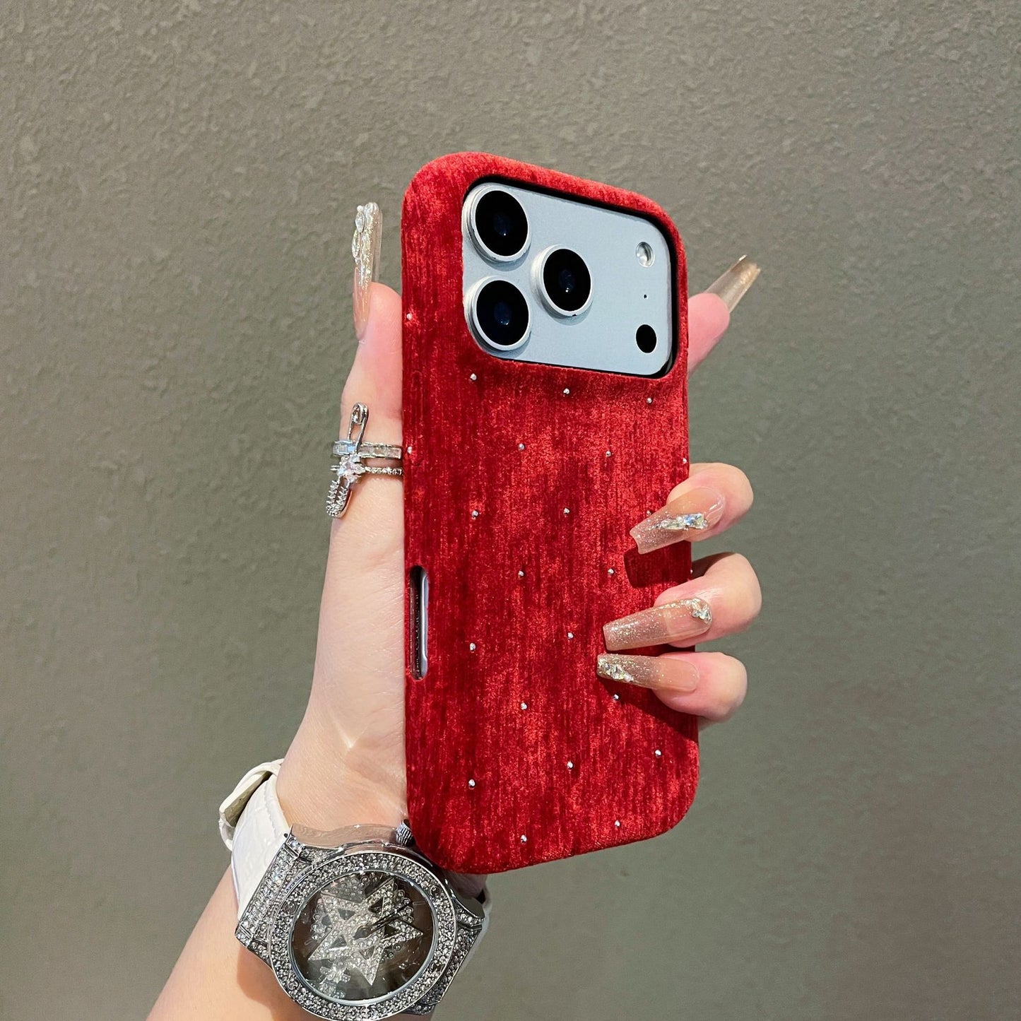 Retro Corduroy Starry Sky Apple Phone Case