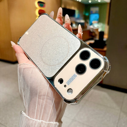 Gradient Galaxy Glitter Magnetic Apple Phone Case