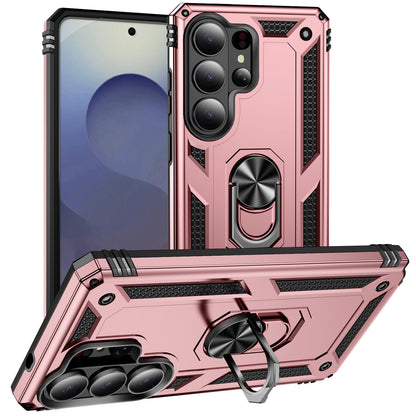 Military-grade anti-drop magnetic stand Samsung phone case
