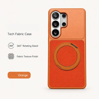 Fabric Rotating Stand Case for Samsung Phones