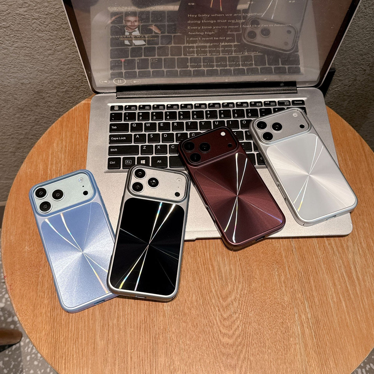 Painted Aurora Apple Phone Case