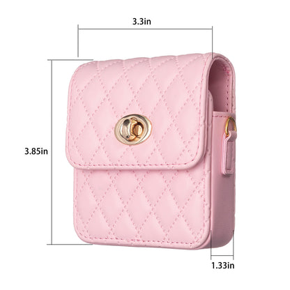 Samsung Z Flip Fashion Leather Case with String