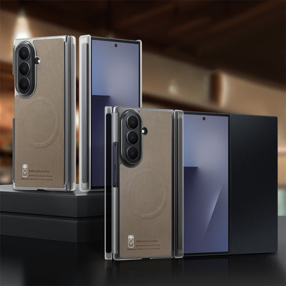 Luxury Leather Magnetic Samsung Z Fold Phone Case