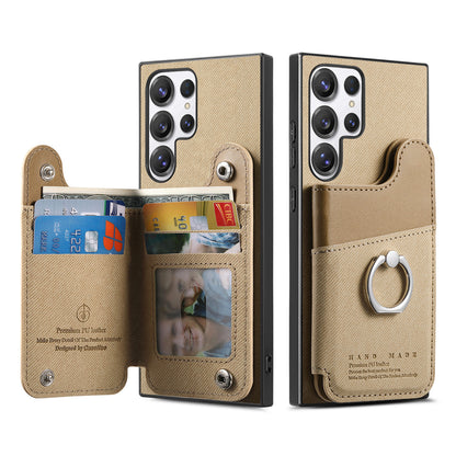 Fashionable flip leather Samsung phone case
