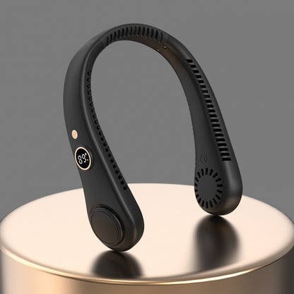 Portable Bladeless Neck Fan with LED Display