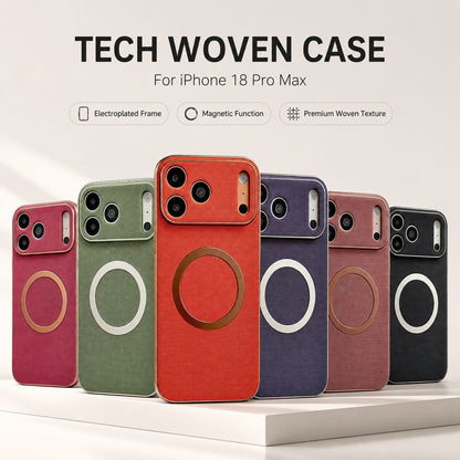 Magnetic Electroplated Fabric Case for iPhone