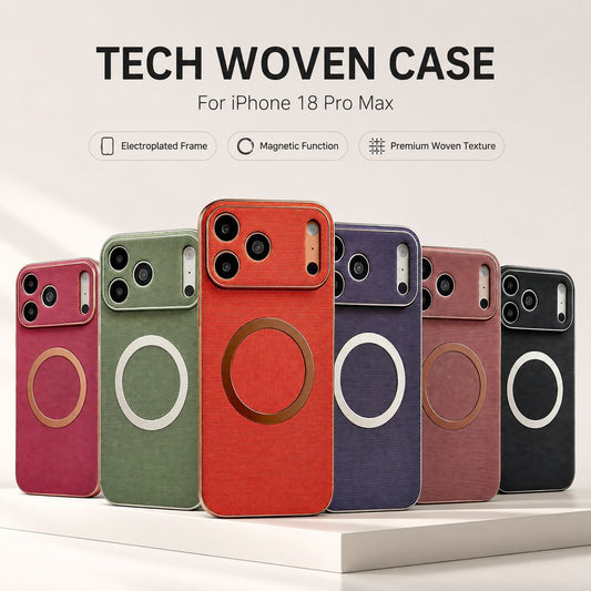 Magnetic Electroplated Fabric Case for iPhone