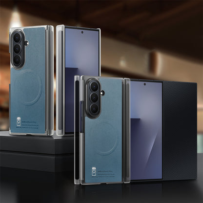 Luxury Leather Magnetic Samsung Z Fold Phone Case