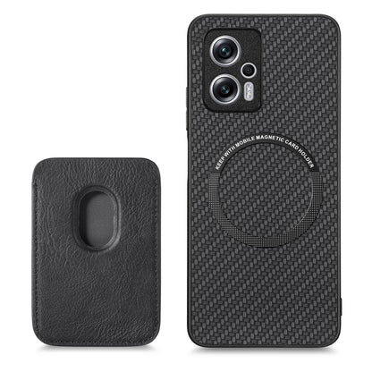 Magnetic Xiaomi phone case with back sticker card holder