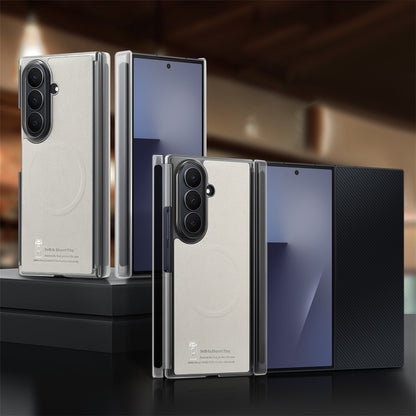 Luxury Leather Magnetic Samsung Z Fold Phone Case