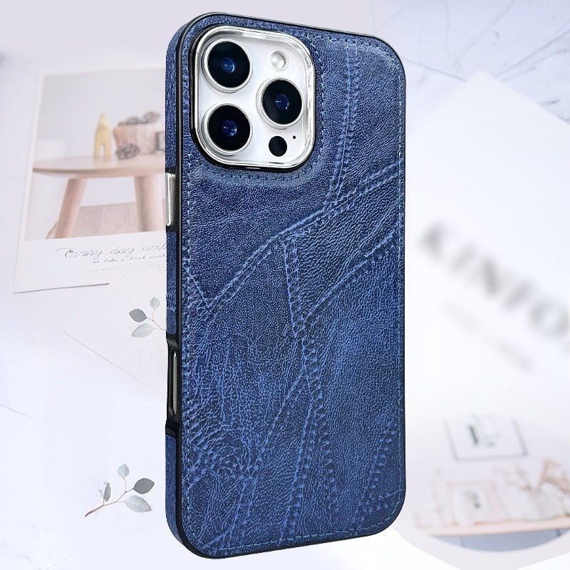 Denim leather iPhone case