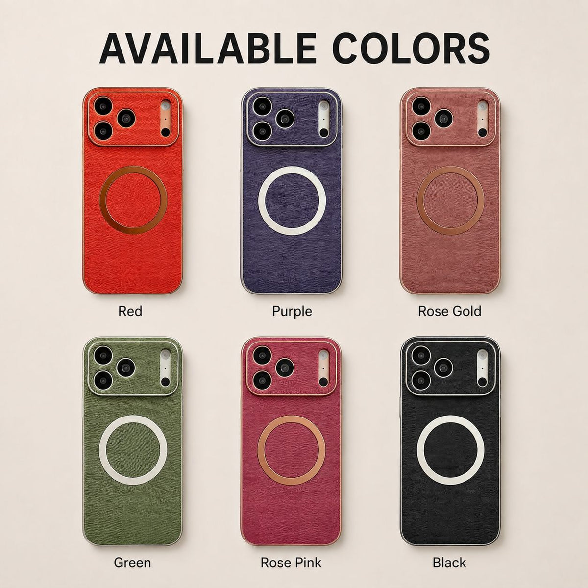 Magnetic Electroplated Fabric Case for iPhone