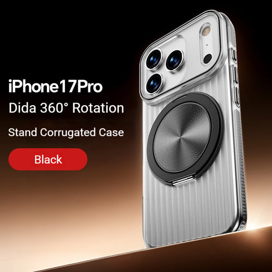 Electroplated corrugated stand Apple phone case