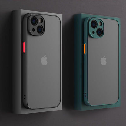 Skin-feeling silicone frosted iPhone case