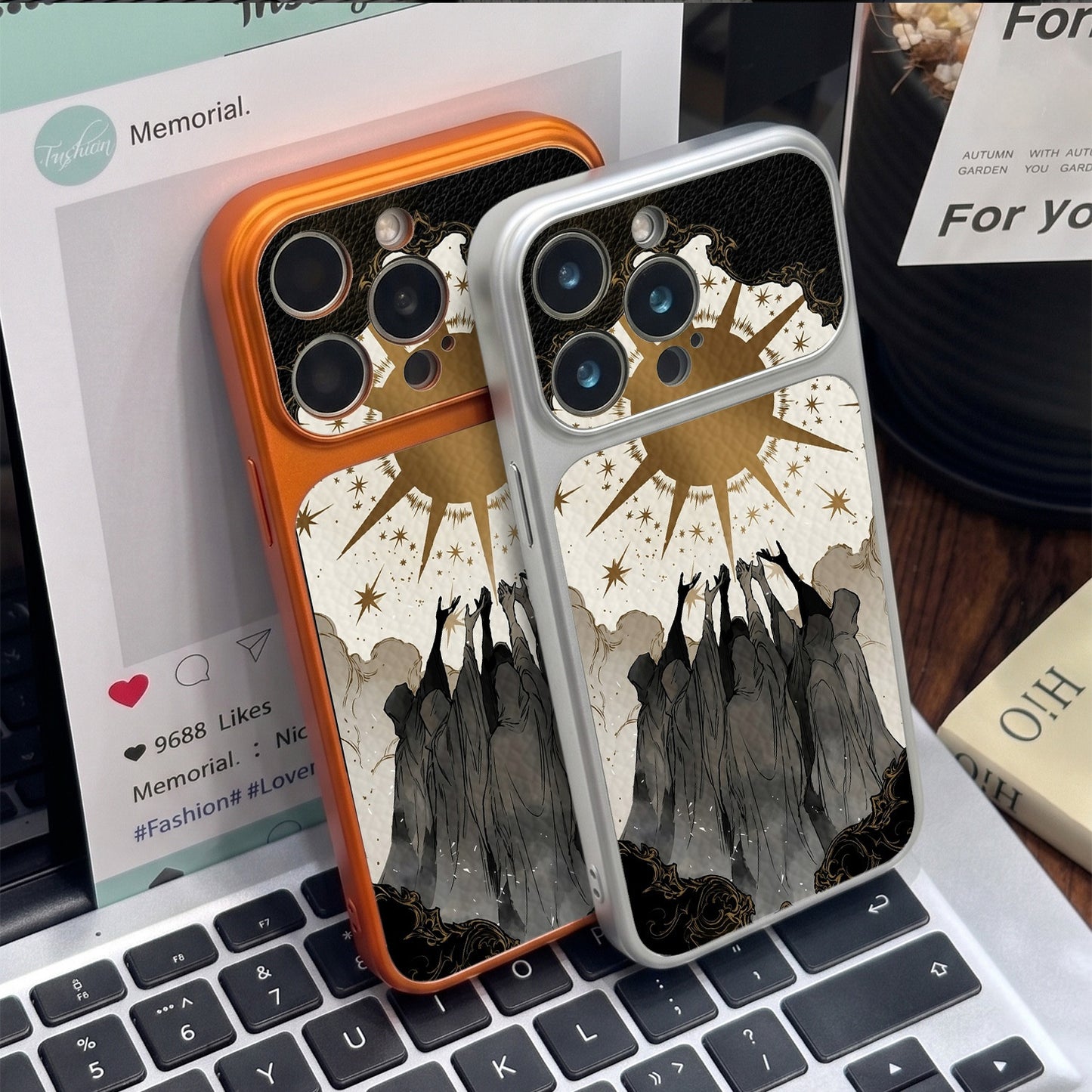 Sun God Worship Magnetic Apple Phone Case