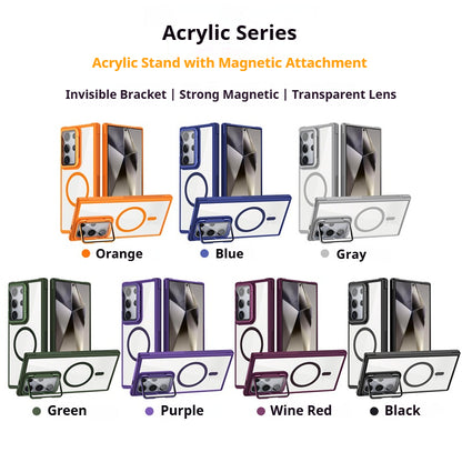 Acrylic magnetic eye protection stand for Samsung phone case
