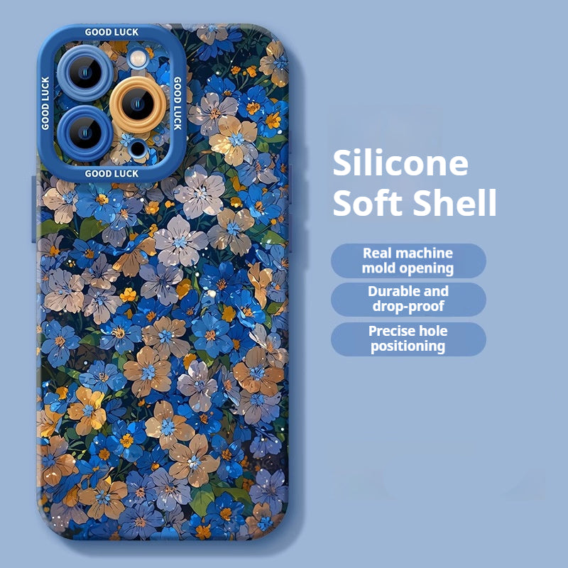 Creative Flower Apple Phone Case