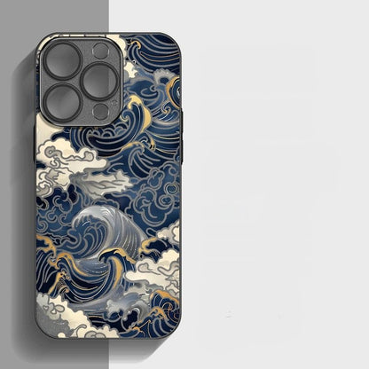 Ultra-thin Ukiyo-e Wave Apple Phone Case