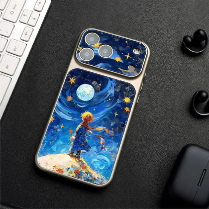 Little boy starry sky Apple phone case
