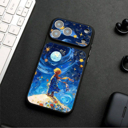 Little boy starry sky Apple phone case
