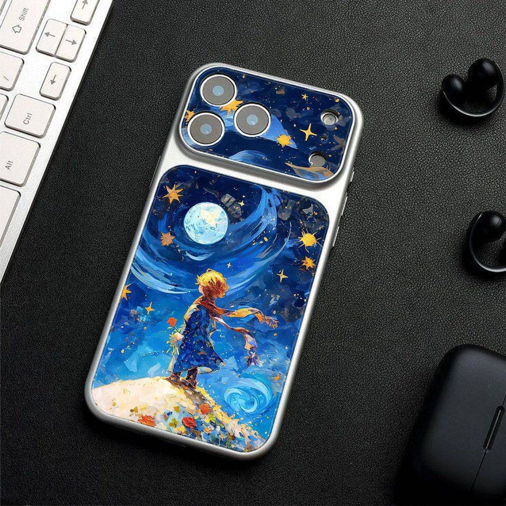 Little boy starry sky Apple phone case