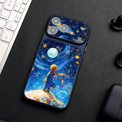 Little boy starry sky Apple phone case