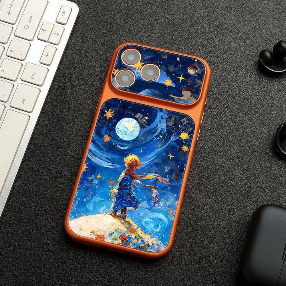 Little boy starry sky Apple phone case